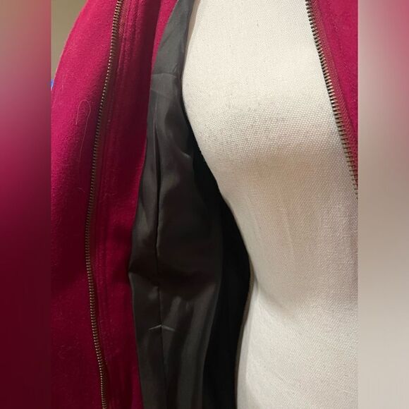 Emmelee ruffle trenchcoat jacket size small  - Picture 7 of 9